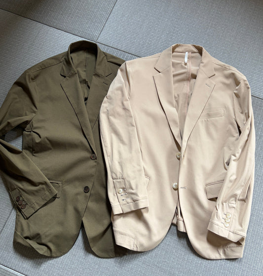 【春夏の出張や休日に】洗えるスーツ BotanicalTech® WABI（春夏）｜新色カーキ＆ベージュで作るストレスゼロの着回し術