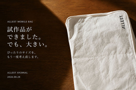 試作品ができました。でも、大きい。