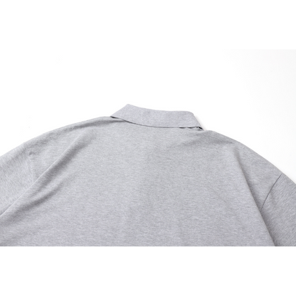 COOLMAX  Drawcord Polo / ゆったり巾着半袖ポロシャツ 吸湿発散