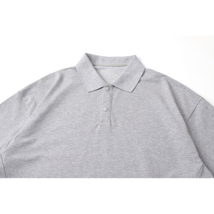 COOLMAX  Drawcord Polo / ゆったり巾着半袖ポロシャツ 吸湿発散