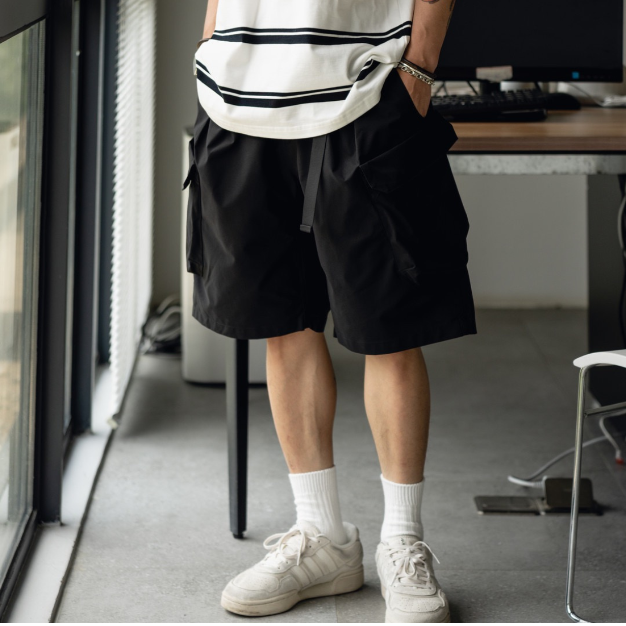 Teflon Utility Cargo Shorts｜撥水テックショートパンツ