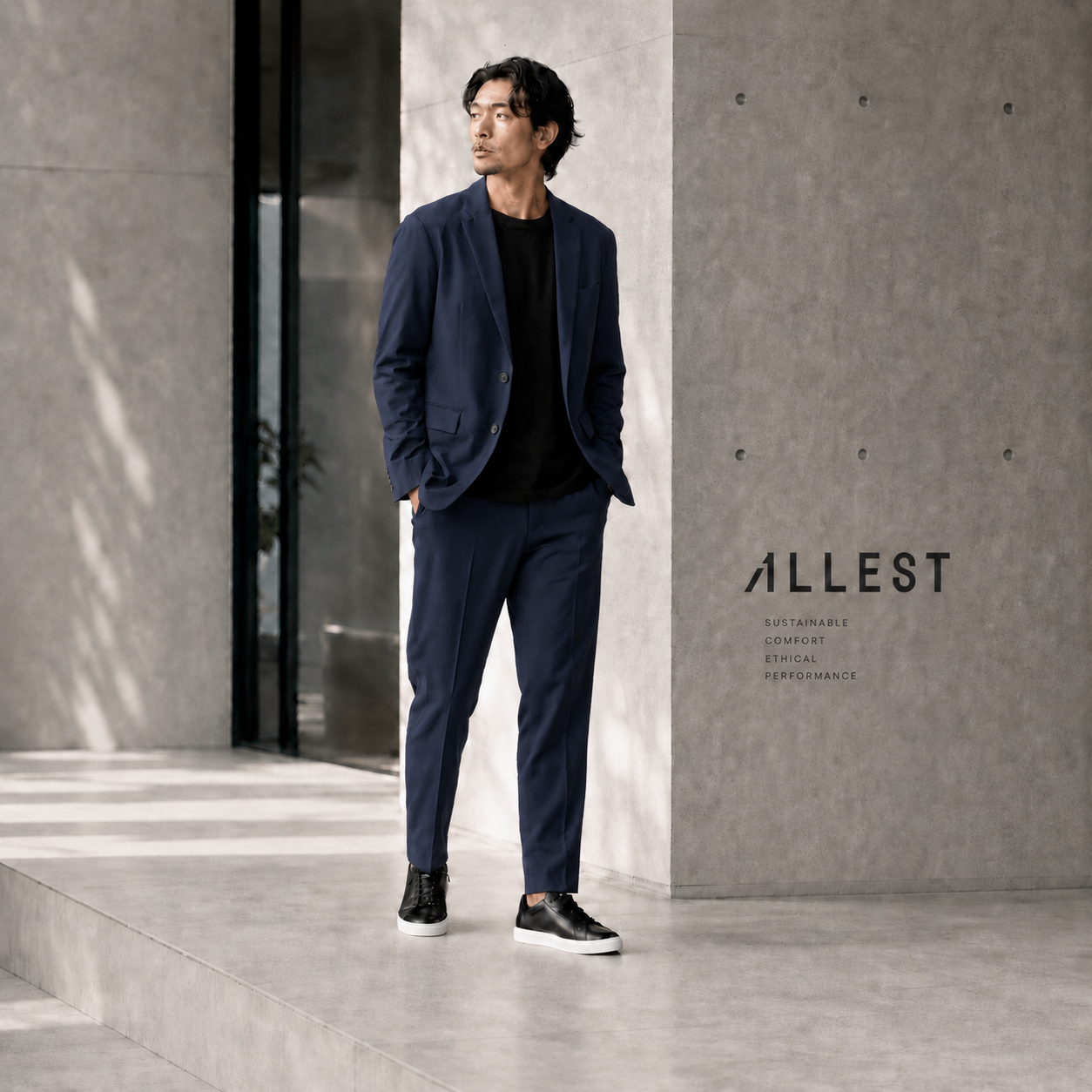 ALLEST SS Sustainable Suit WABI 洗える BotanicalTech® 春夏スーツ