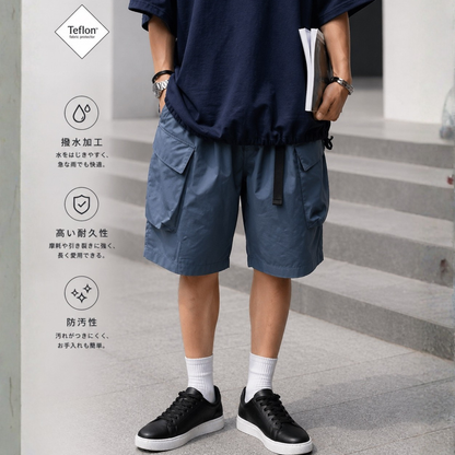 Teflon Utility Cargo Shorts｜撥水テックショートパンツ