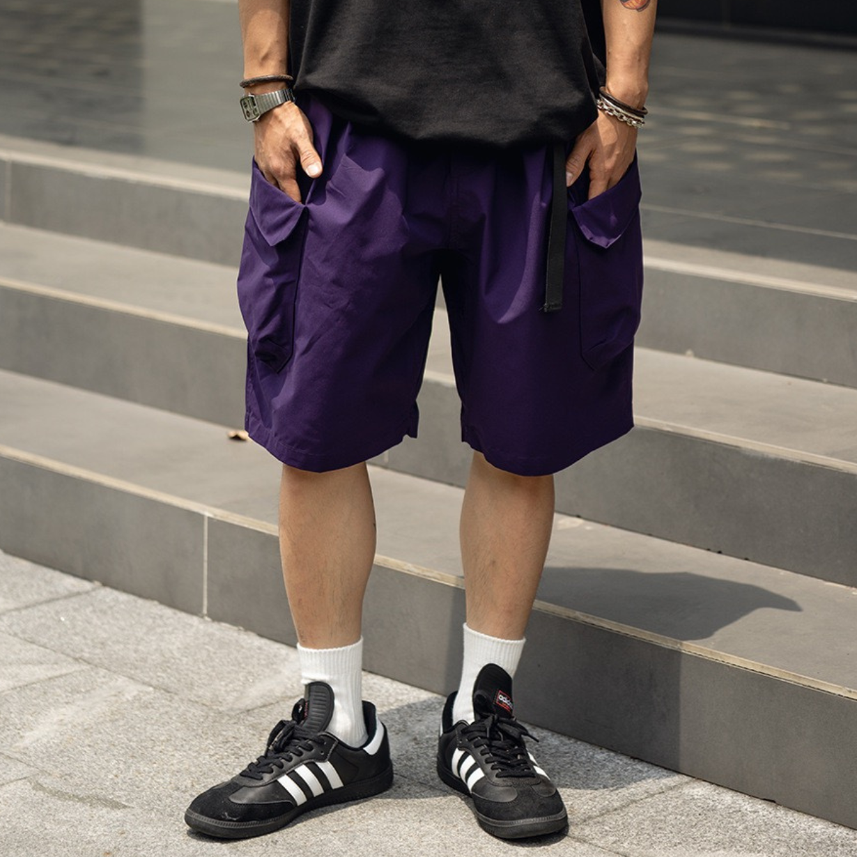 Teflon Utility Cargo Shorts｜撥水テックショートパンツ