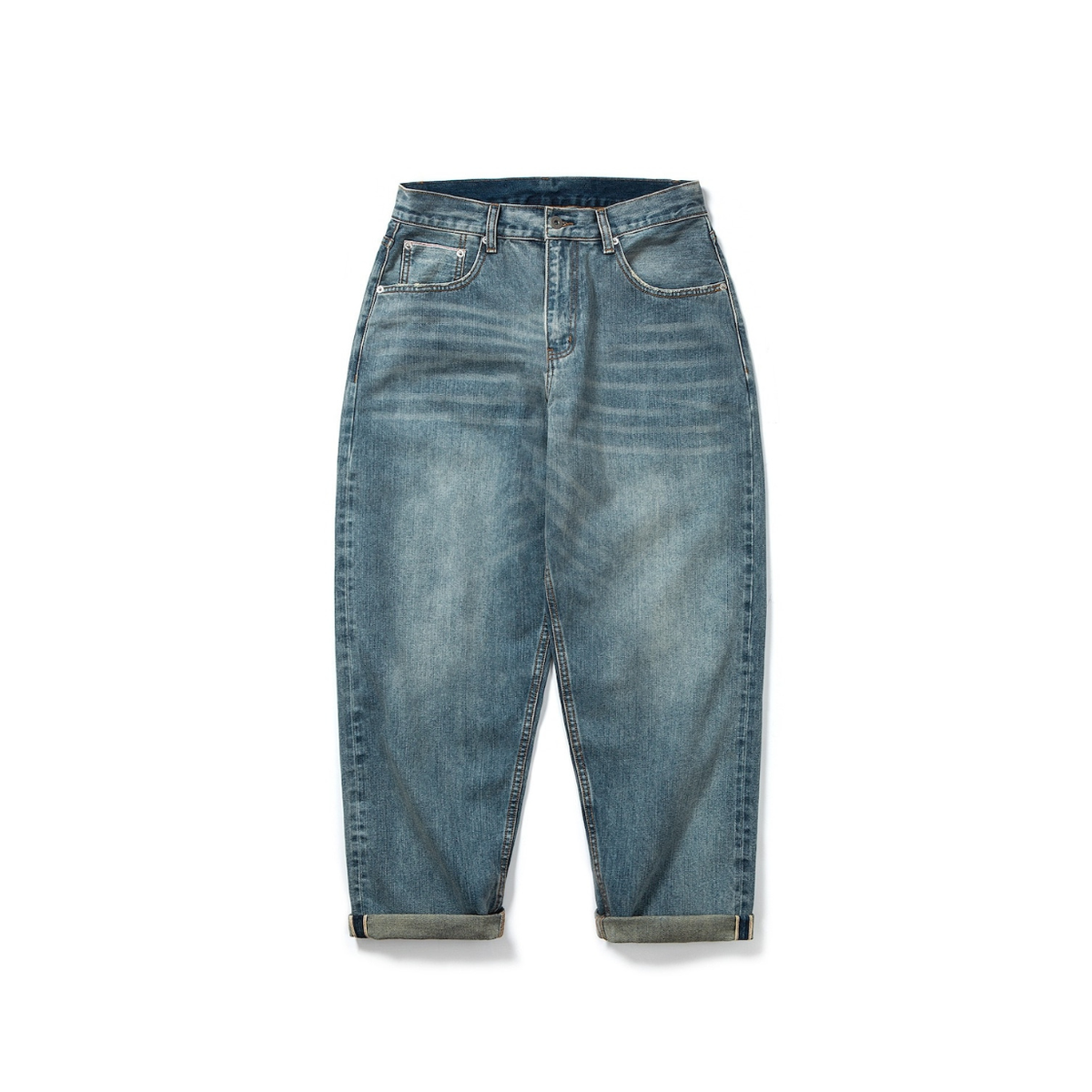 美品✨JAPAN BLUE JEANS デニム 赤耳 ワンウォッシュ ルーズ 楽天市場