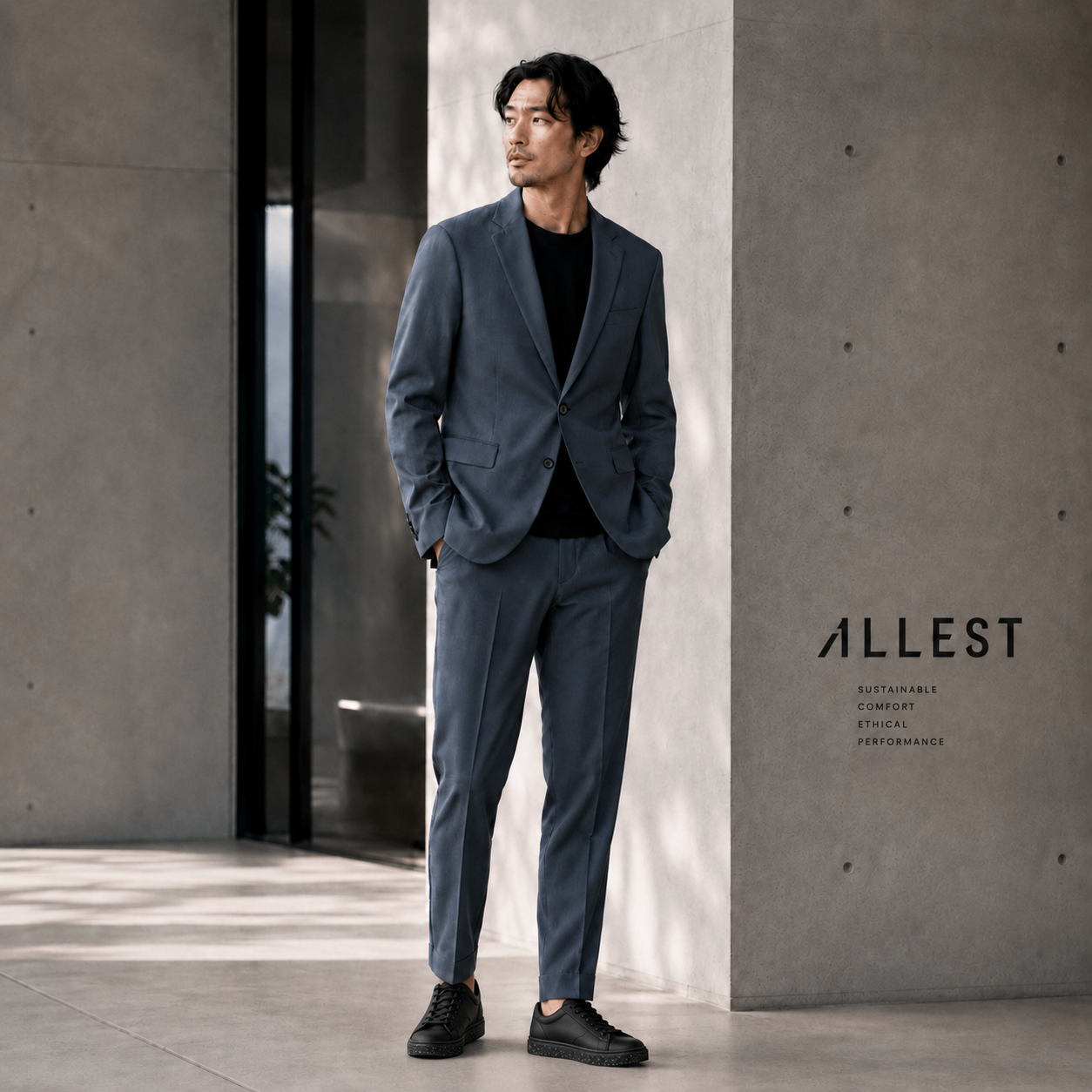 ALLEST SS Sustainable Suit WABI 洗える BotanicalTech® 春夏スーツ