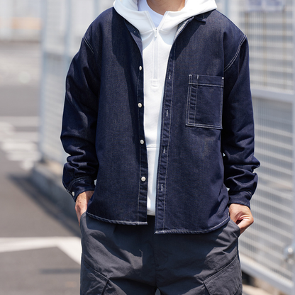 ボタニカルデニムシャツHeavy & Soft FEEL Denim Shirt