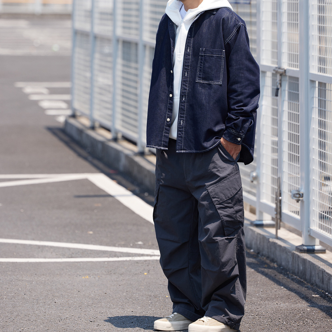 ボタニカルデニムシャツHeavy & Soft FEEL Denim Shirt