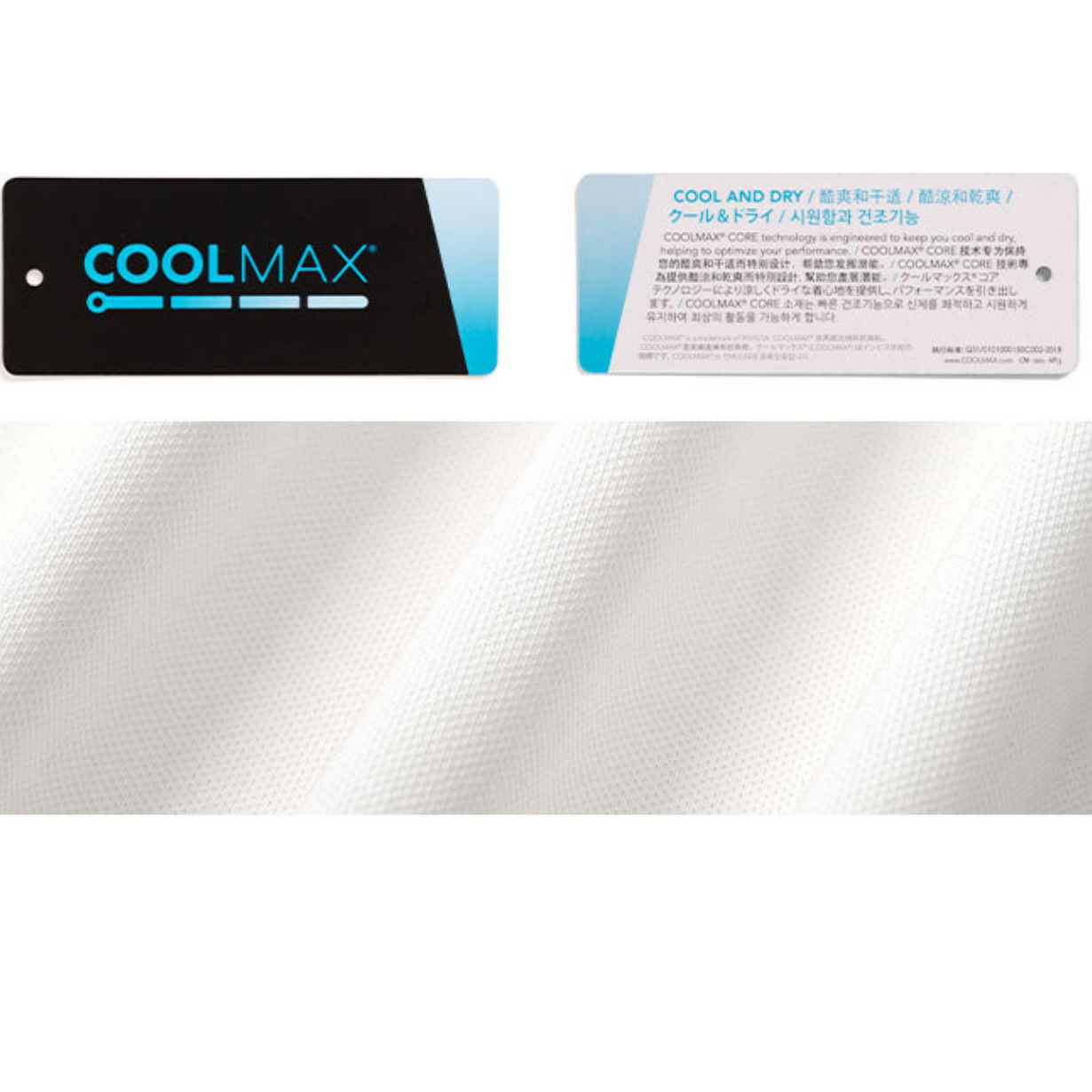 COOLMAX  Drawcord Polo / ゆったり巾着半袖ポロシャツ 吸湿発散