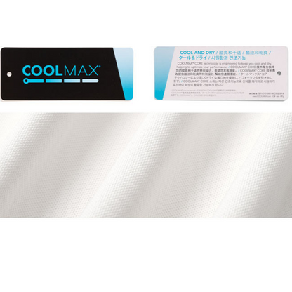 COOLMAX  Drawcord Polo / ゆったり巾着半袖ポロシャツ 吸湿発散
