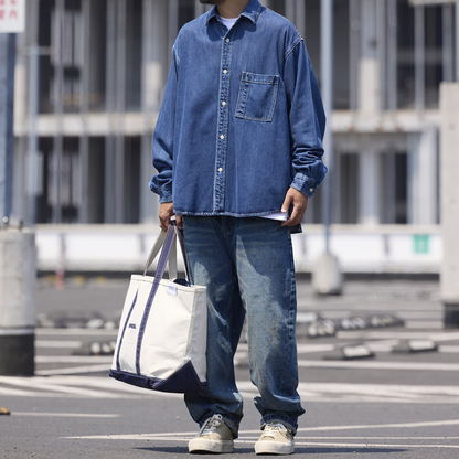 ボタニカルデニムシャツHeavy & Soft FEEL Denim Shirt