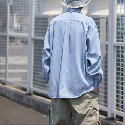 ボタニカルデニムシャツHeavy & Soft FEEL Denim Shirt