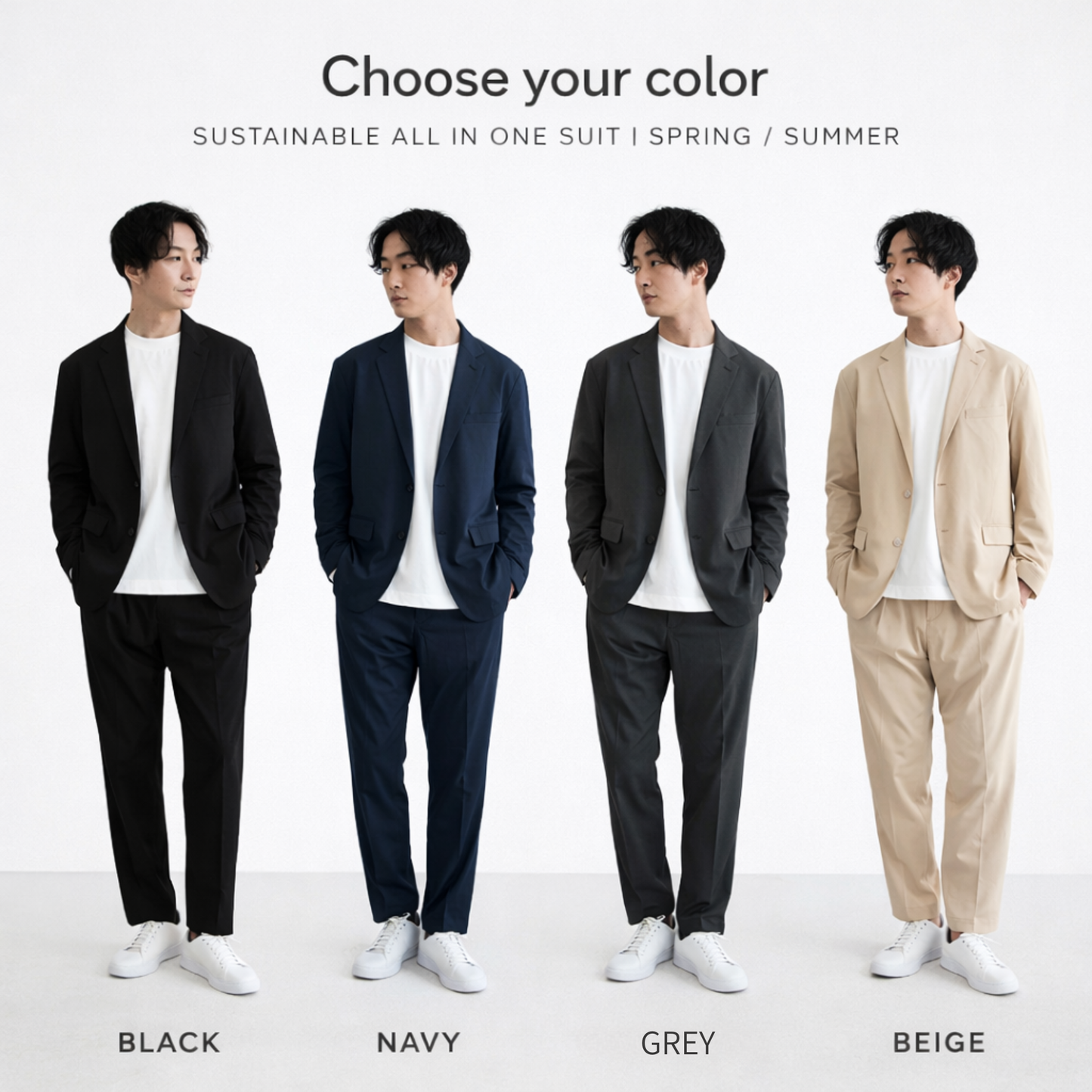 SUSTAINABLE ALL IN ONE SUIT (Spring, Summer, Autumn) WABI