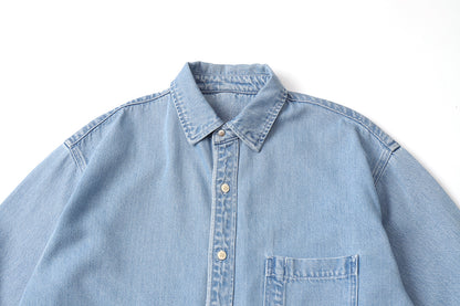 ボタニカルデニムシャツHeavy & Soft FEEL Denim Shirt