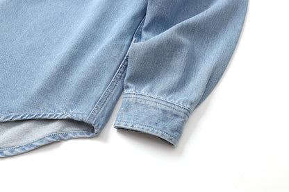 ボタニカルデニムシャツHeavy & Soft FEEL Denim Shirt