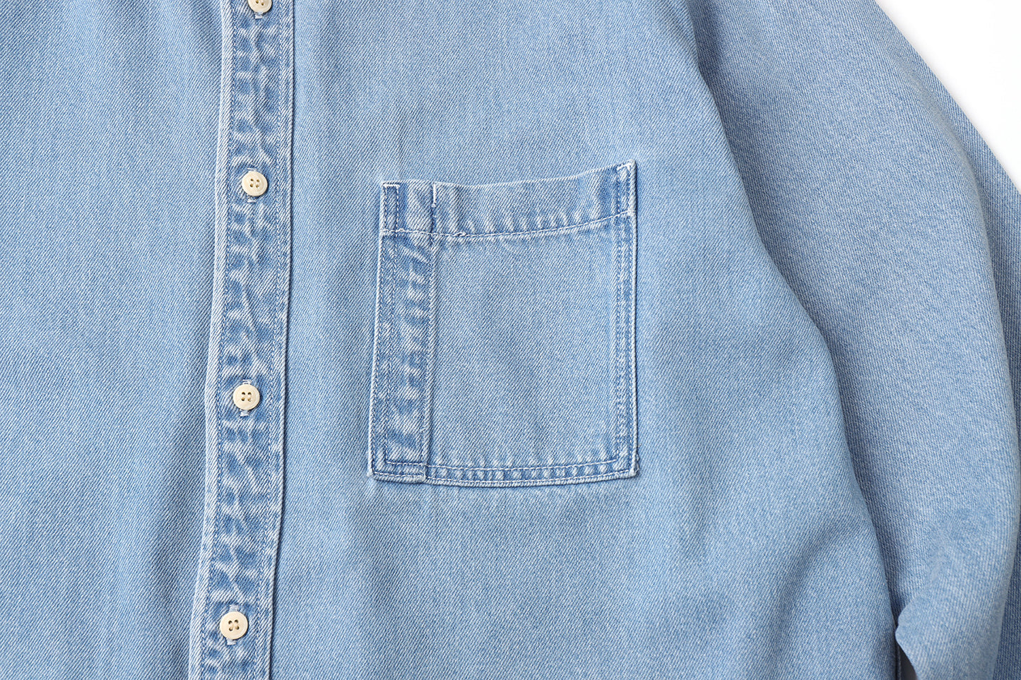 ボタニカルデニムシャツHeavy & Soft FEEL Denim Shirt
