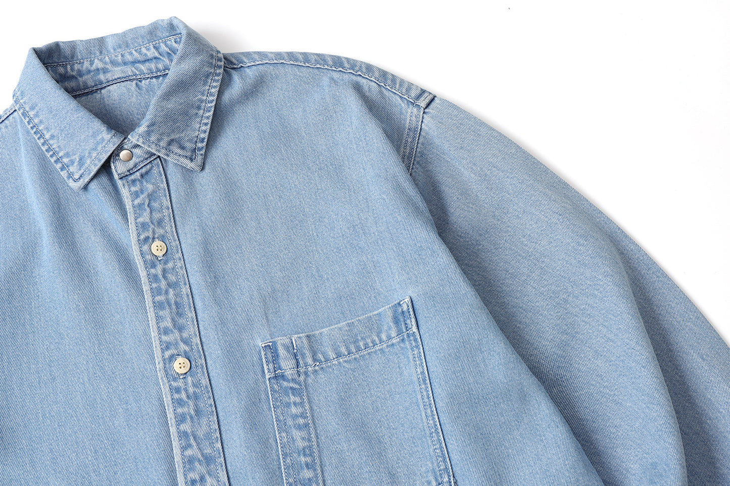 ボタニカルデニムシャツHeavy & Soft FEEL Denim Shirt