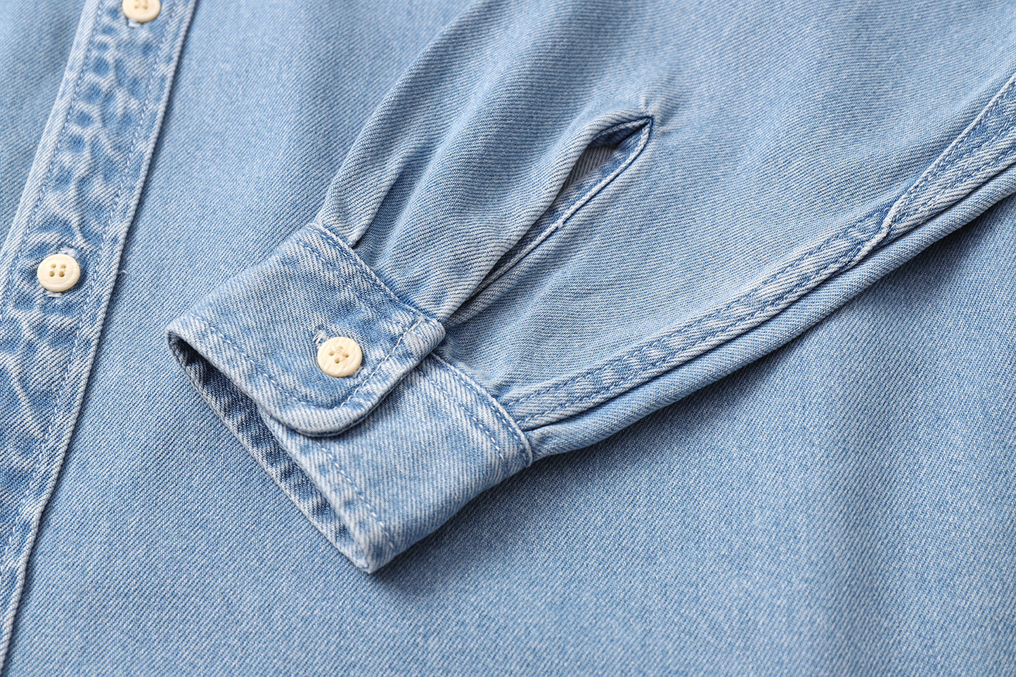 ボタニカルデニムシャツHeavy & Soft FEEL Denim Shirt