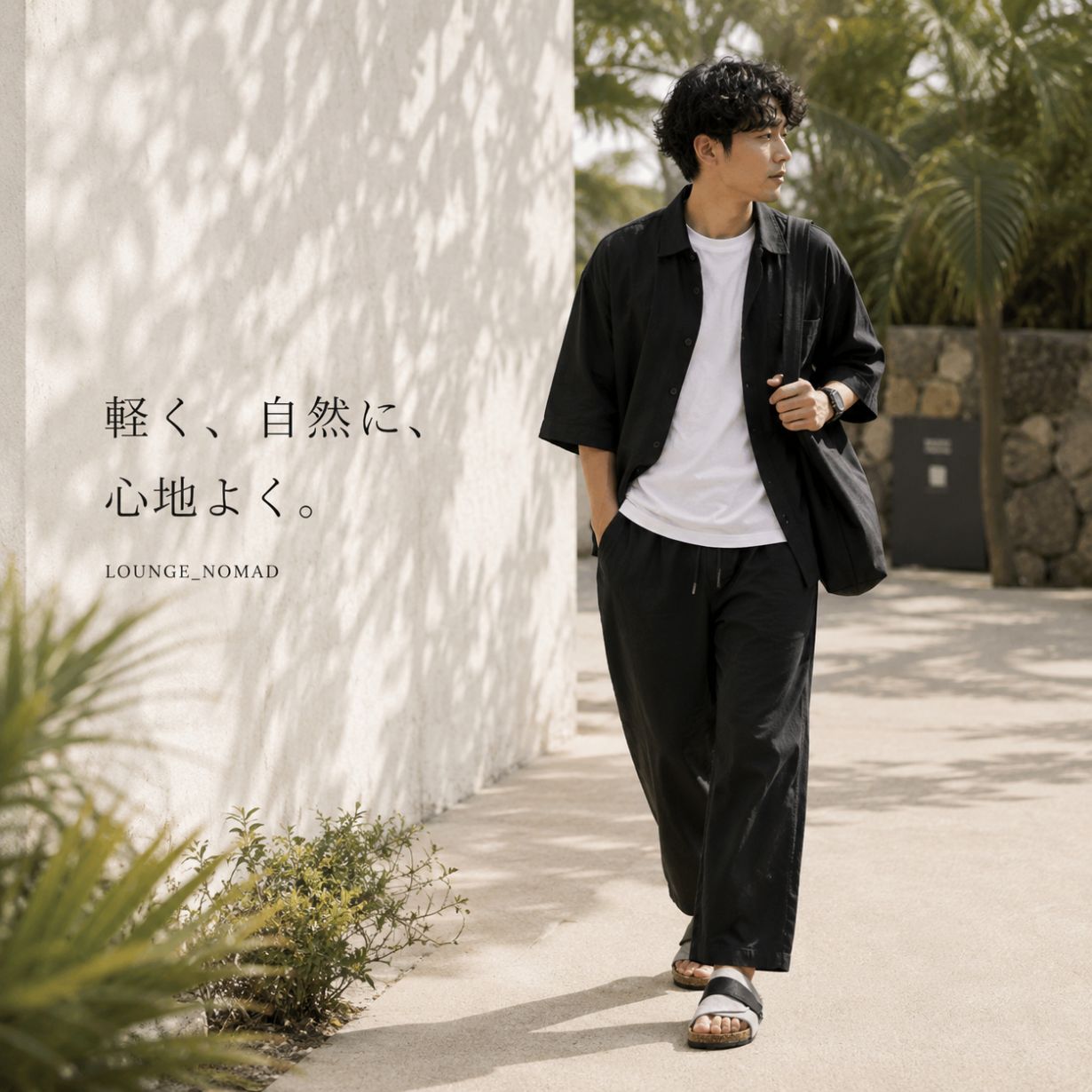 ユーカリネンリラックスパンツ｜Euca Linen Utility Pants