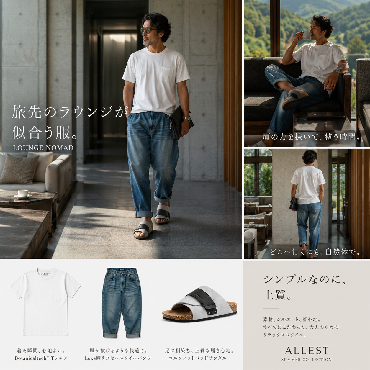 Botanicaltechポケット付T-SHIRT(160g)