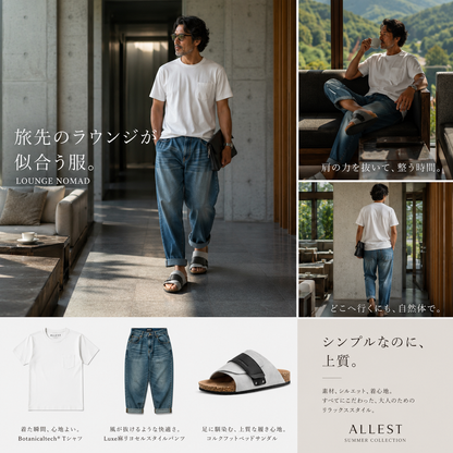 Botanicaltechポケット付T-SHIRT(160g)