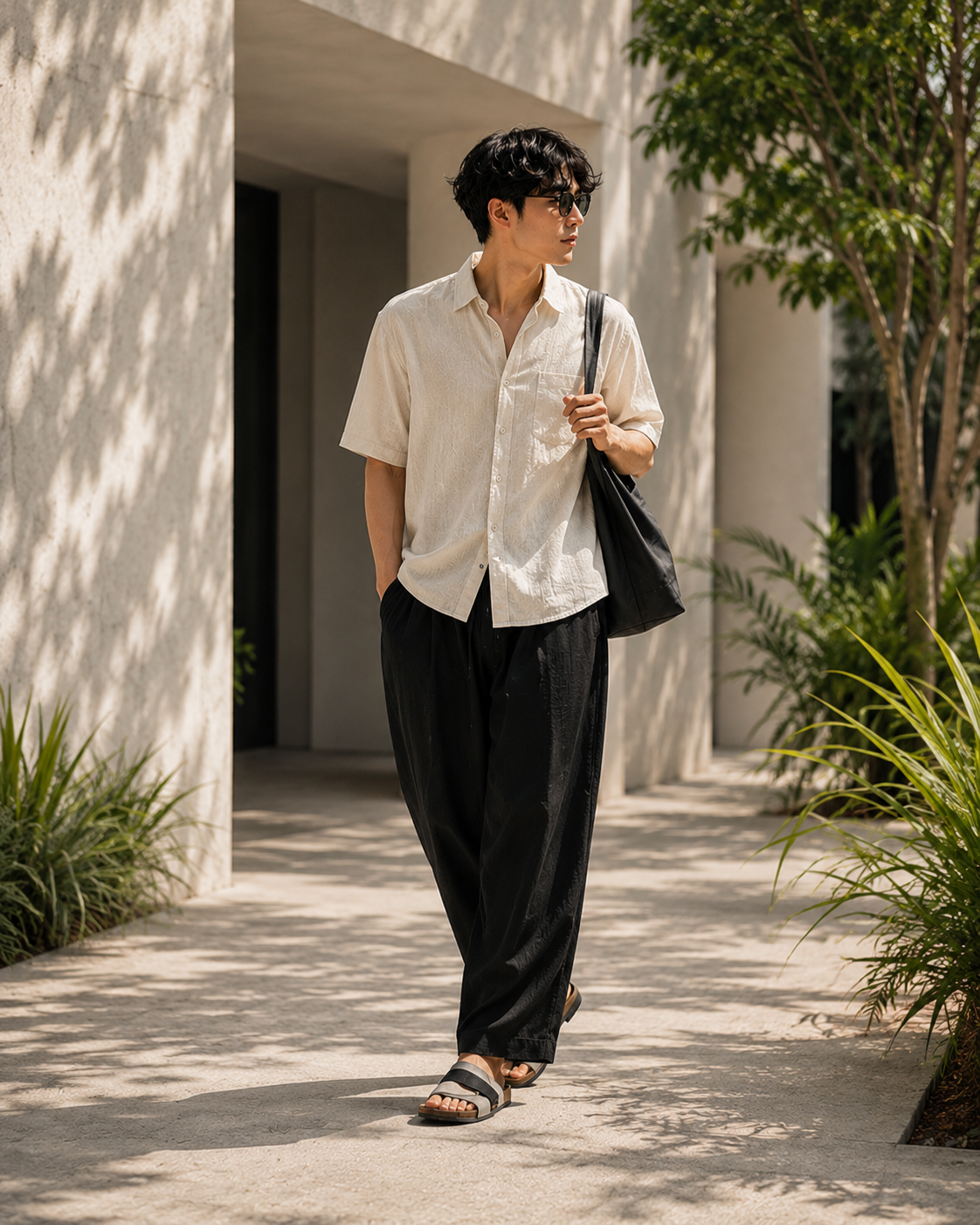 ユーカリネンリラックスシャツ｜Euca Linen Relax Shirt