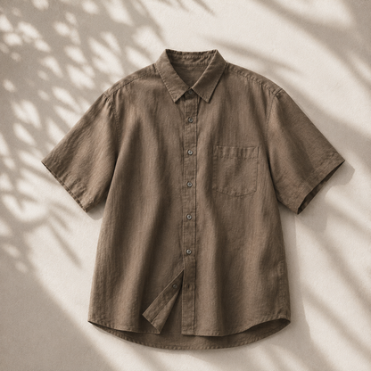 ユーカリネンリラックスシャツ｜Euca Linen Relax Shirt