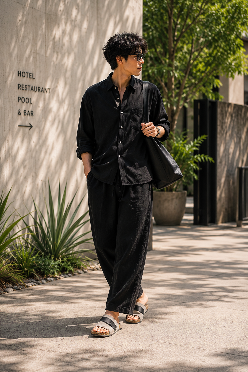 ユーカリネンリラックスシャツ｜Euca Linen Relax Shirt