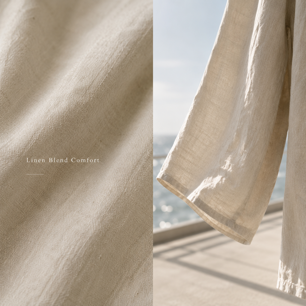 ユーカリネンリラックスパンツ｜Euca Linen Utility Pants