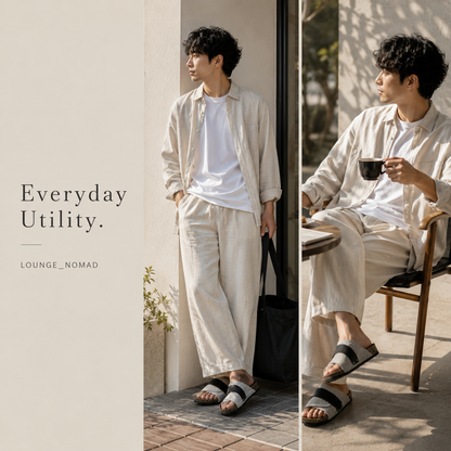 ユーカリネンリラックスパンツ｜Euca Linen Utility Pants