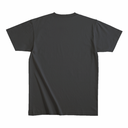 "T2027" Sumi black short sleeve T-shirt. We offer comfort according to the temperature. ORGANIC 100% cotton