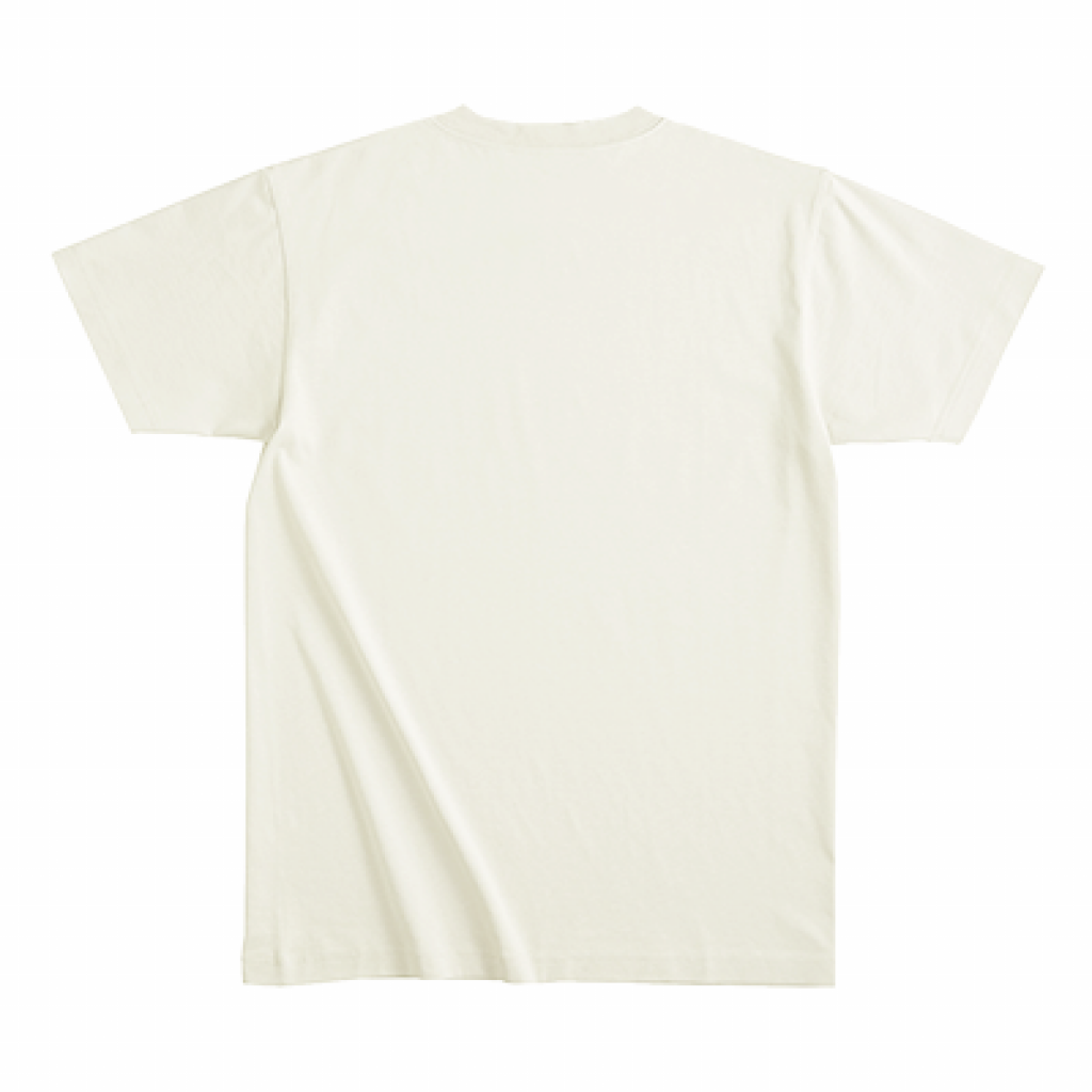 "T2027" Natural color short sleeve T-shirt. We offer comfort according to the temperature. ORGANIC 100% cotton