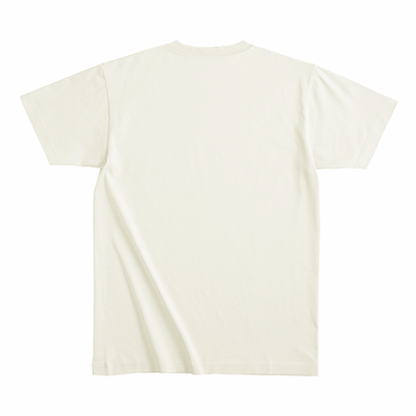 "T2027" Natural color short sleeve T-shirt. We offer comfort according to the temperature. ORGANIC 100% cotton